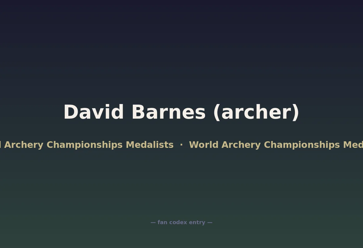 David Barnes (archer)