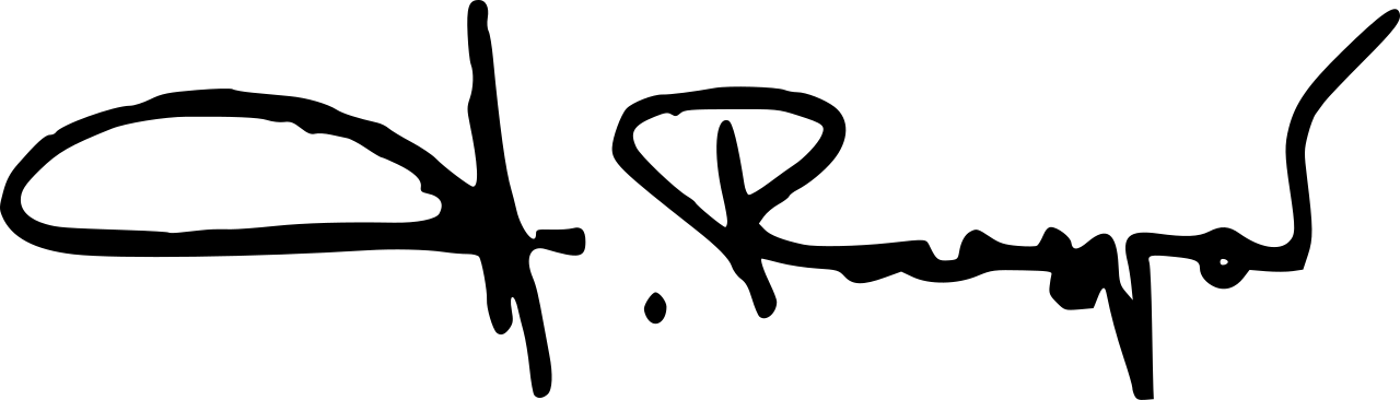 Signature of Titiek Puspa