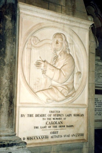 Carolan's memorial - Cloch cuimhneacháin Uí Chearbhalláin - geograph.org.uk