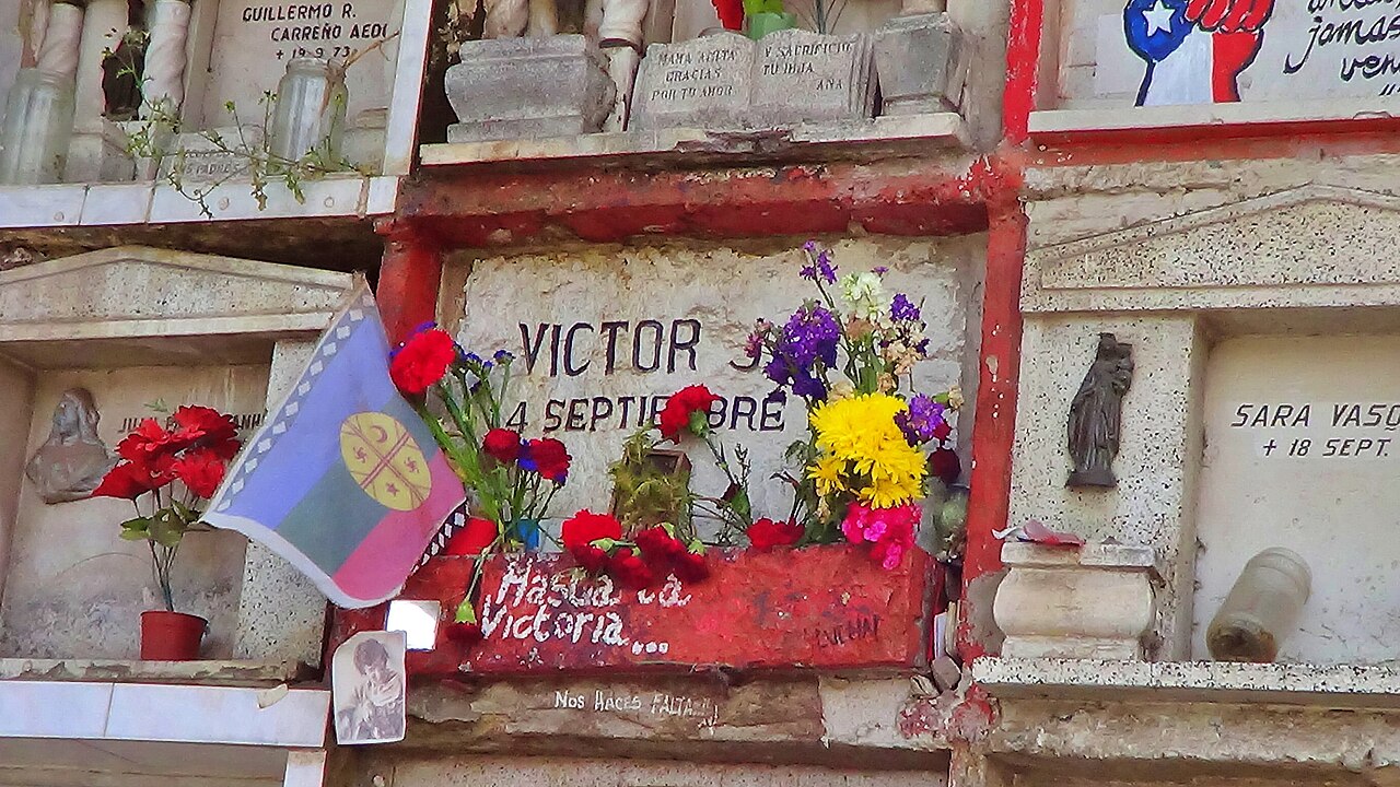 Cementerio General de Santiago - Nicho de Victor Jara Martínez