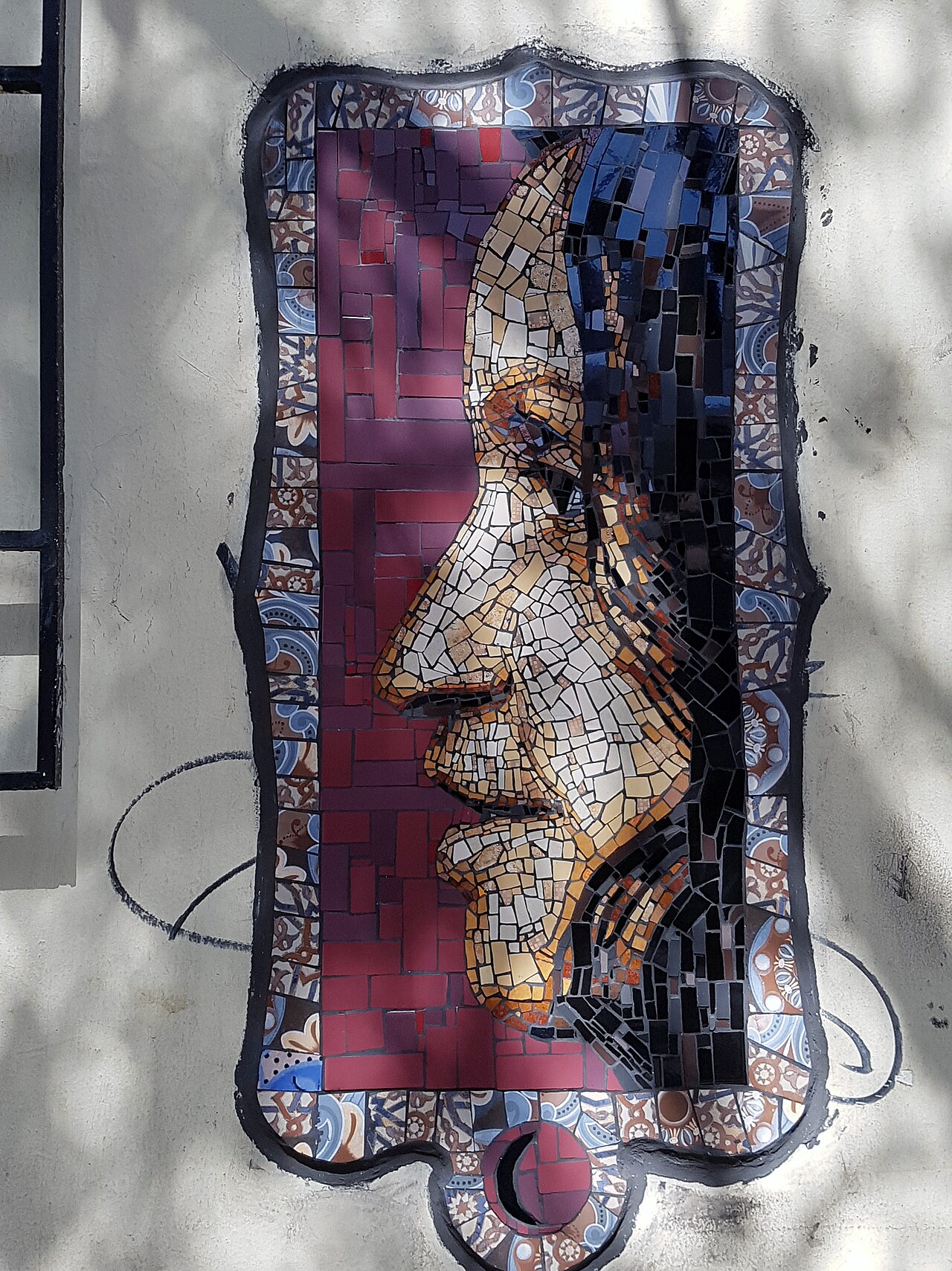 Calle Lastarria 20171127 Violeta Parra mosaico fRF01.1