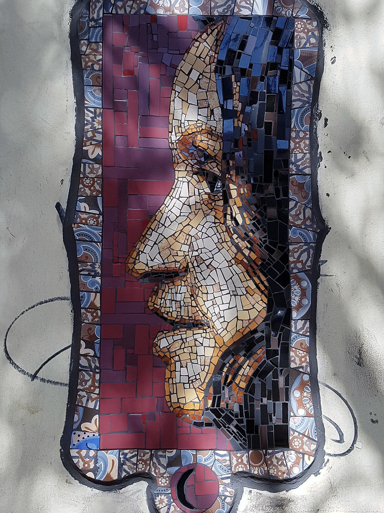 Calle Lastarria 20171127 Violeta Parra mosaico fRF01.2