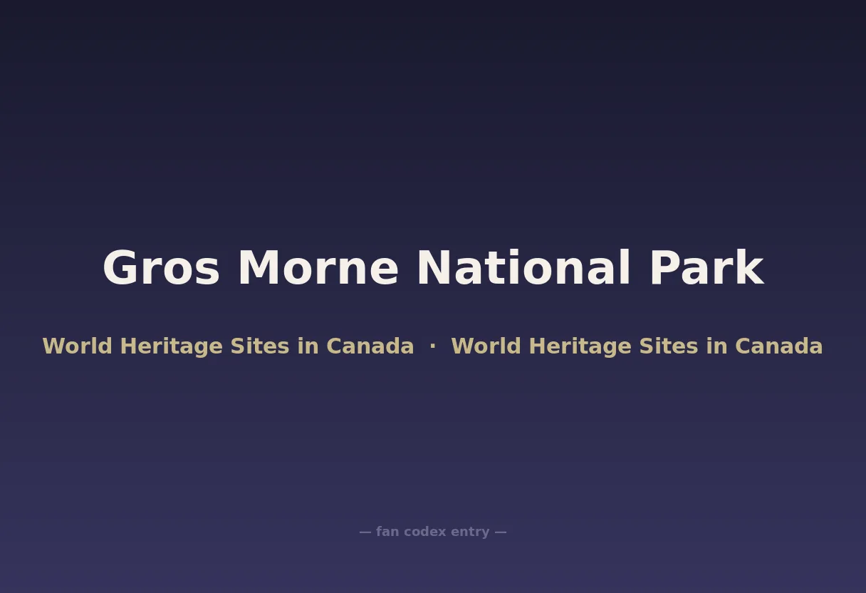Gros Morne National Park