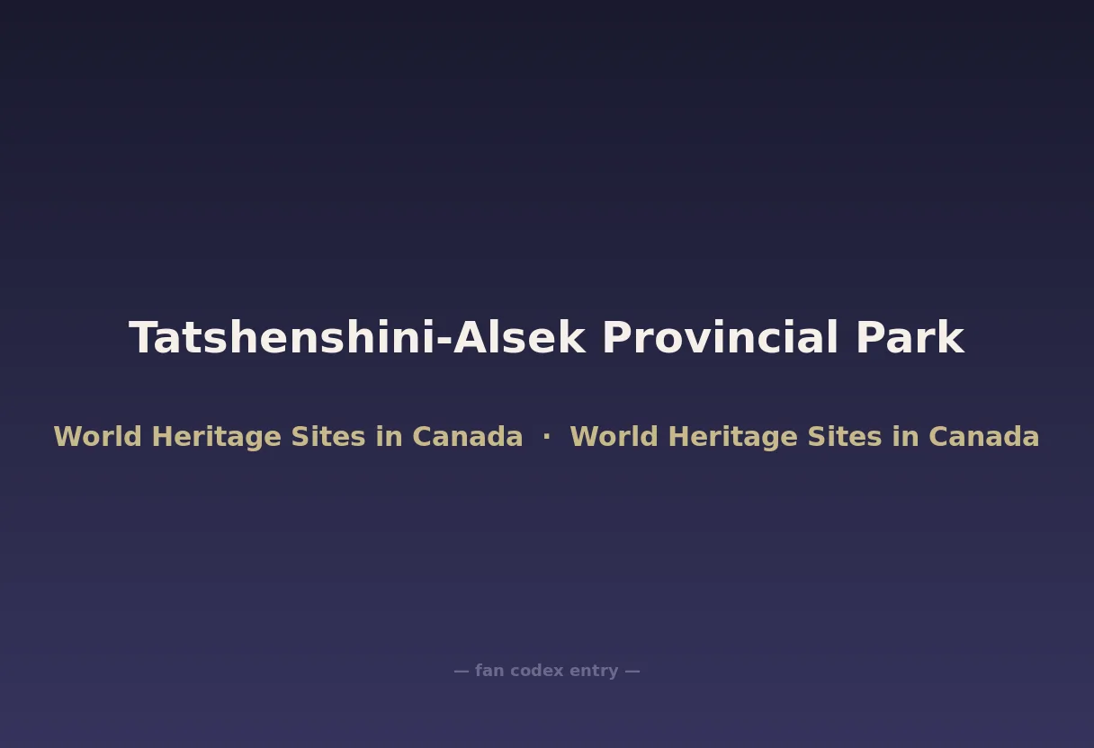 Tatshenshini-Alsek Provincial Park