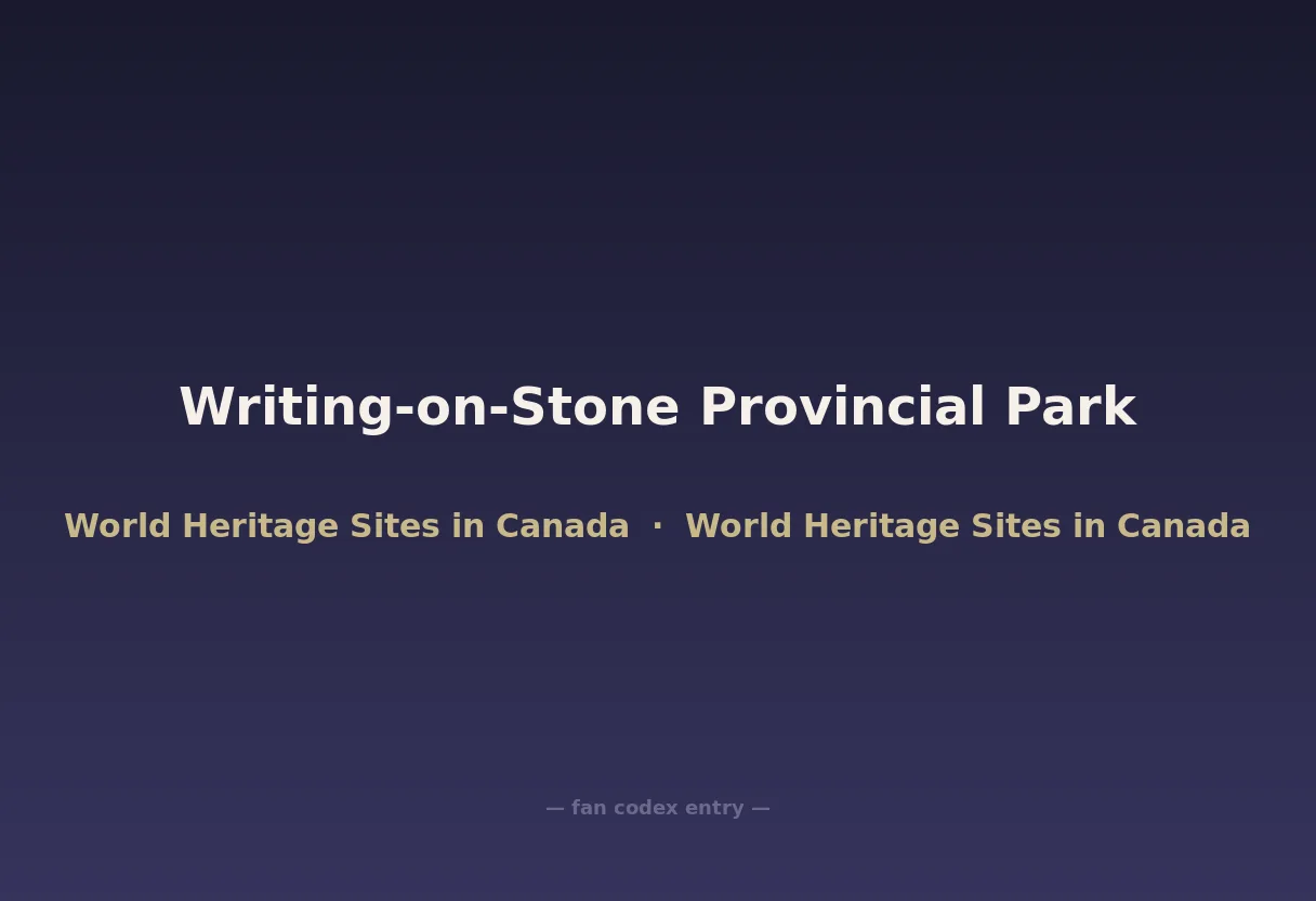 Writing-on-Stone Provincial Park