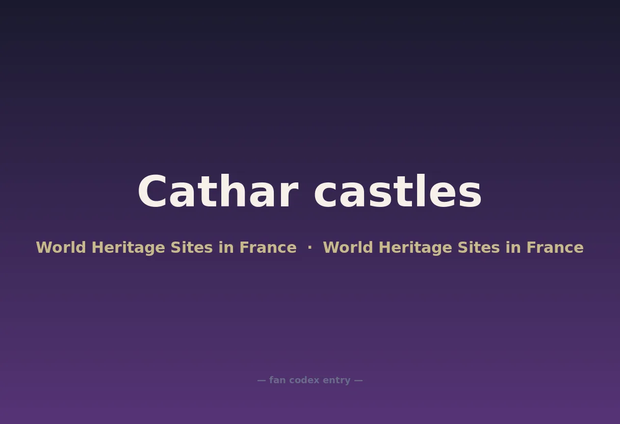 Cathar castles