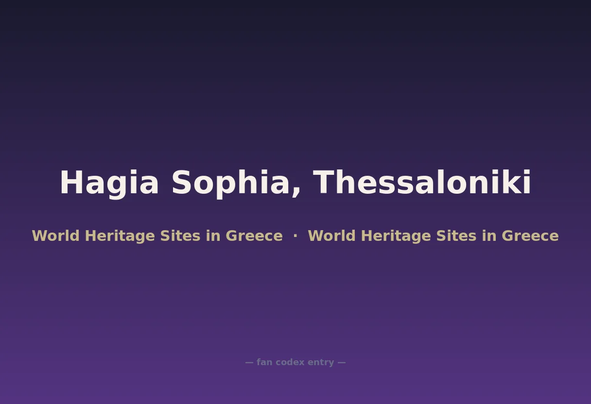 Hagia Sophia, Thessaloniki
