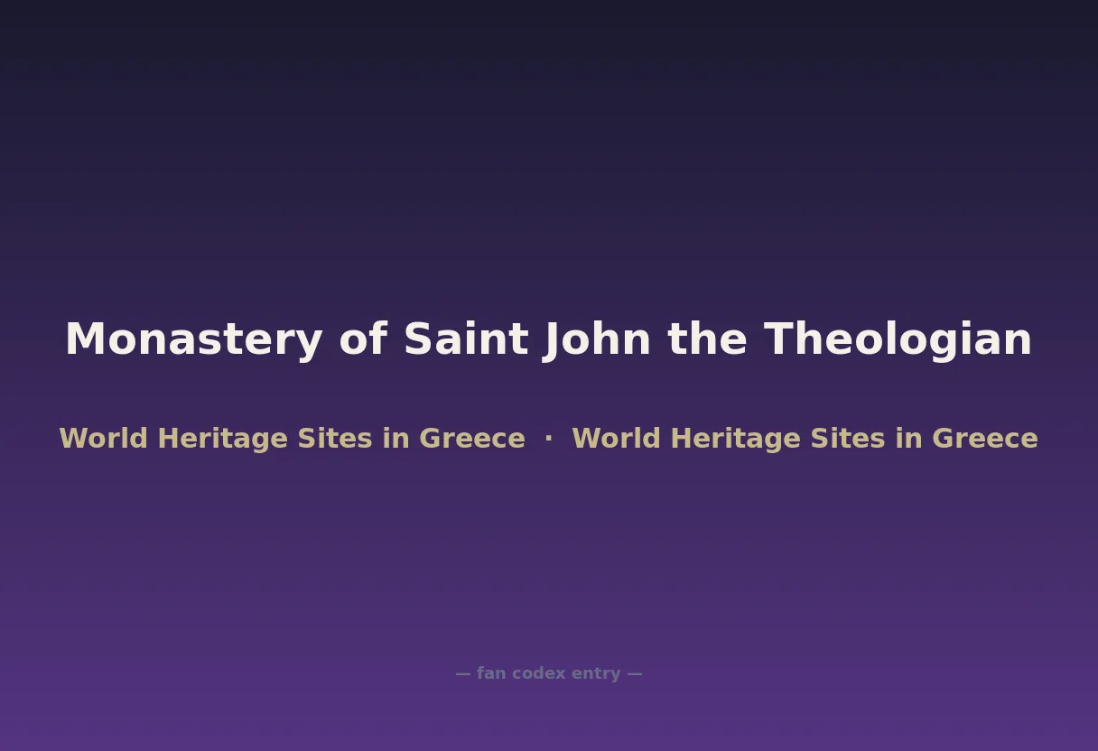 Monastery of Saint John the Theologian