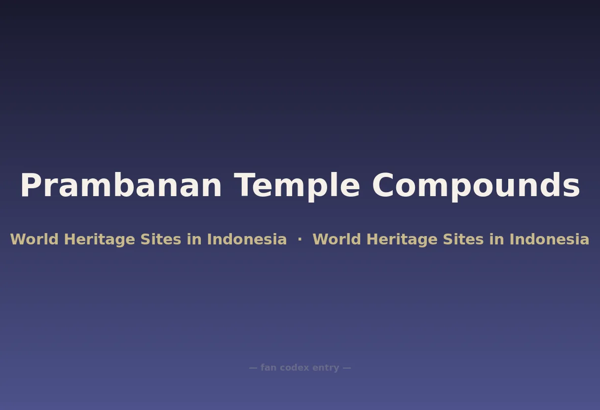 Prambanan Temple Compounds