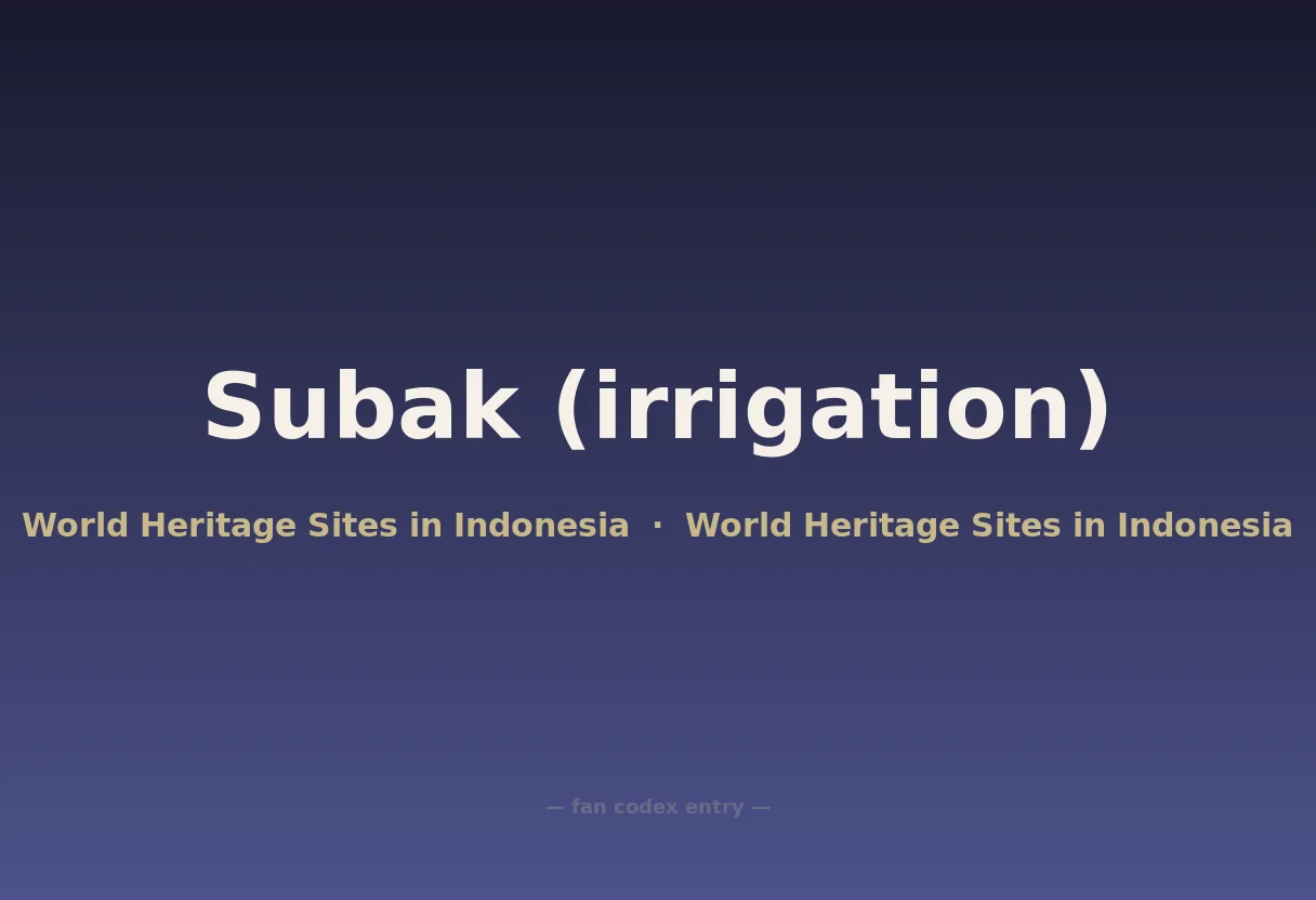 Subak (irrigation)