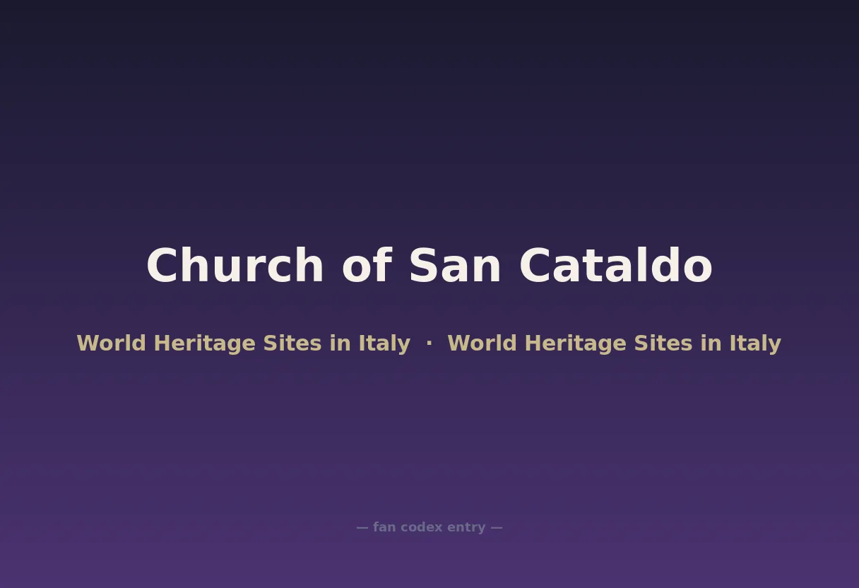Church of San Cataldo