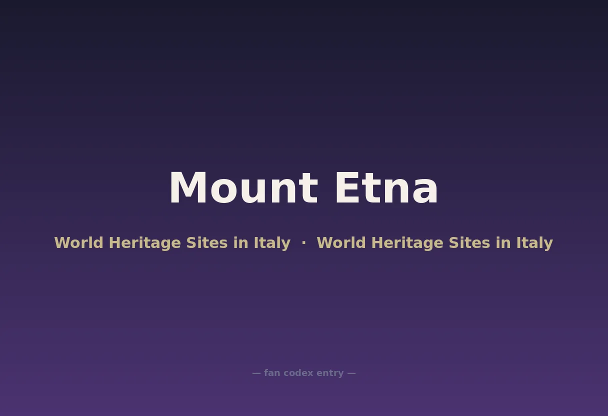 Mount Etna