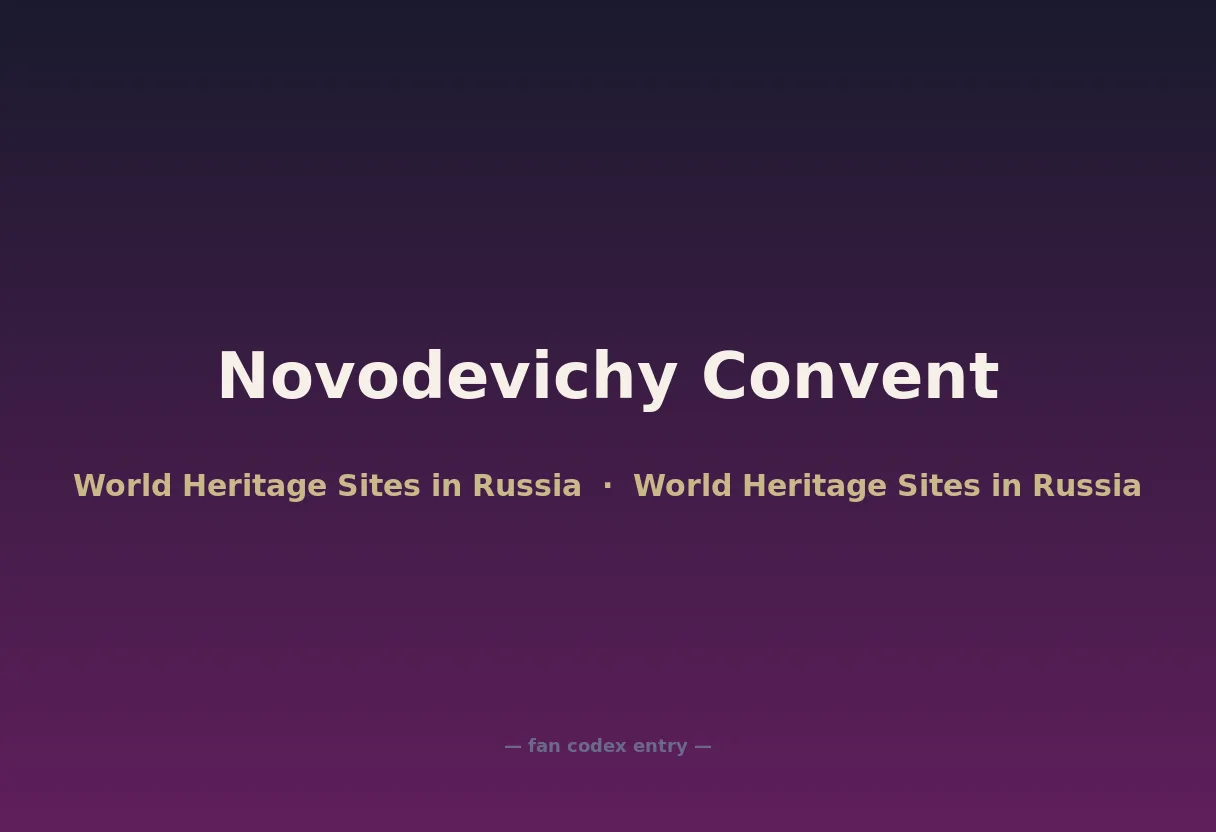 Novodevichy Convent