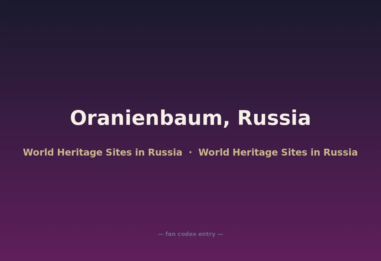 Oranienbaum, Russia