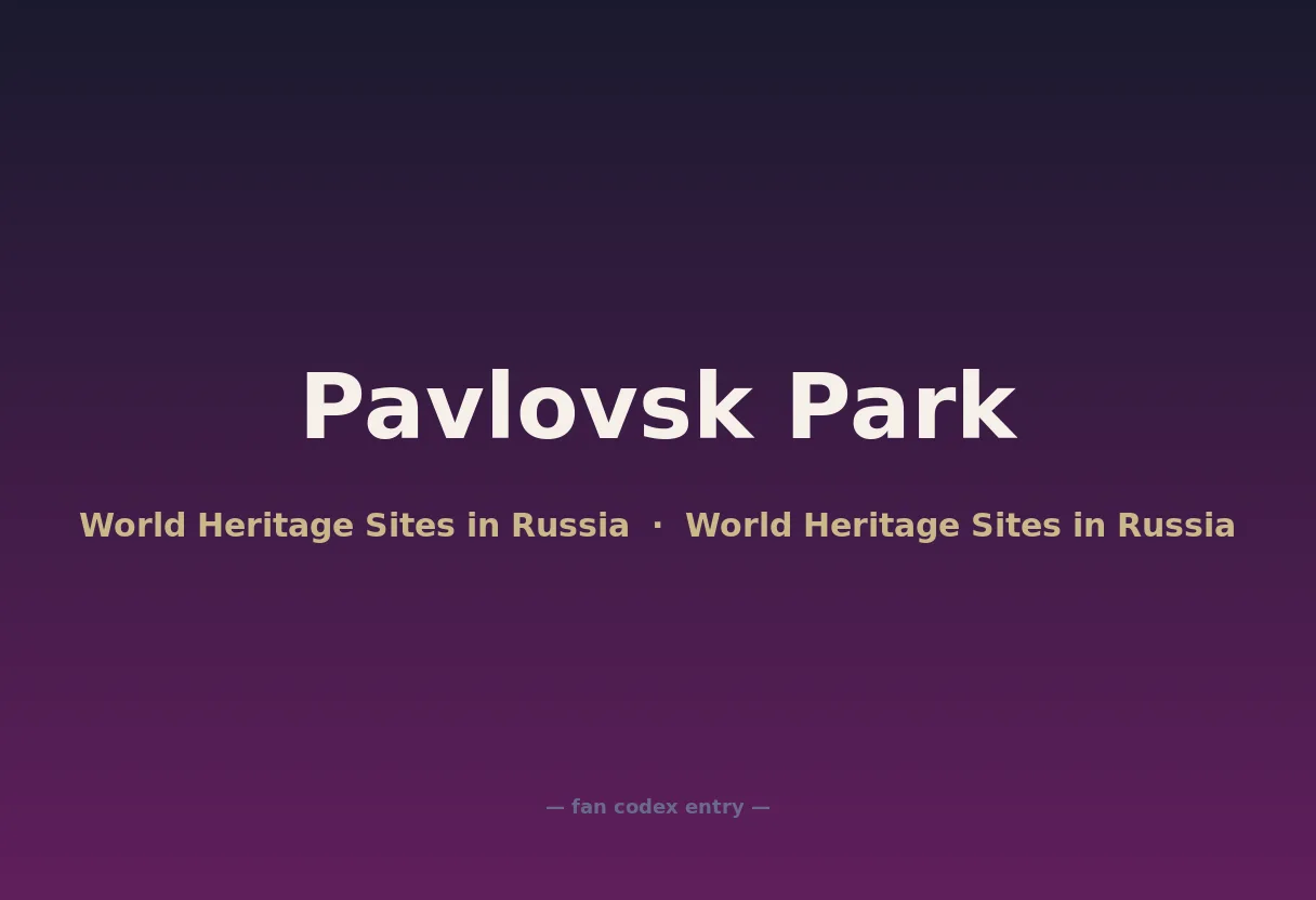 Pavlovsk Park