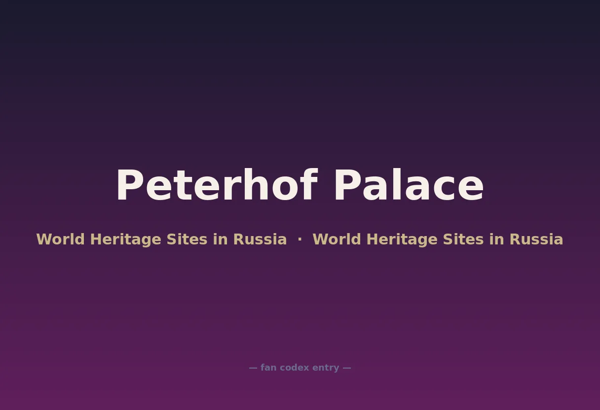 Peterhof Palace