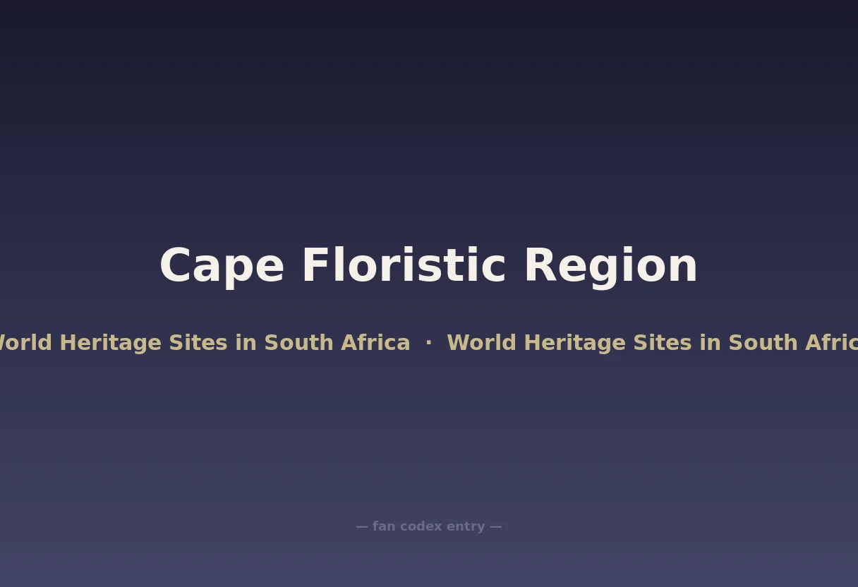 Cape Floristic Region