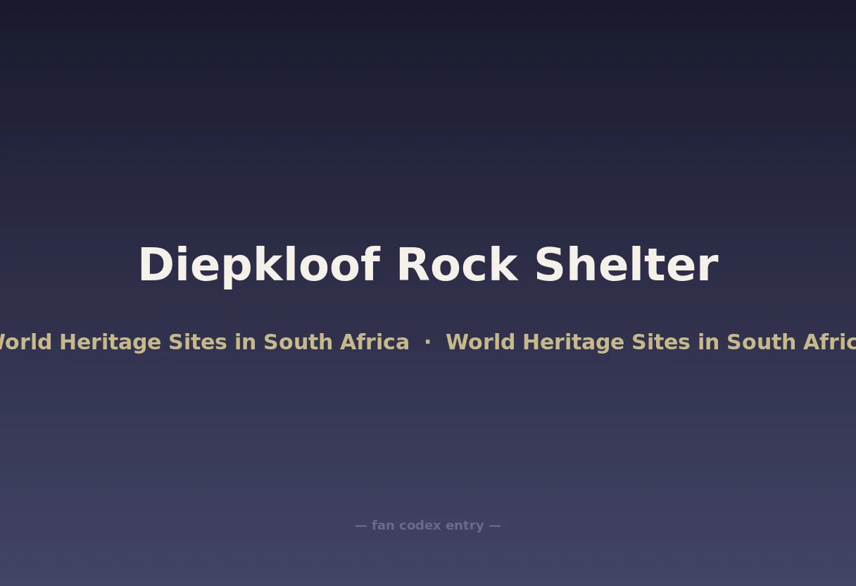 Diepkloof Rock Shelter