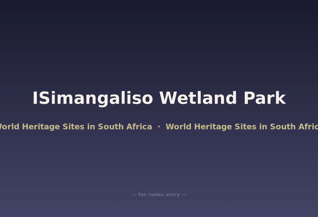 ISimangaliso Wetland Park