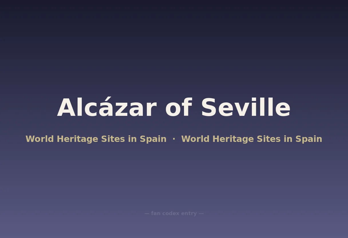 Alcázar of Seville