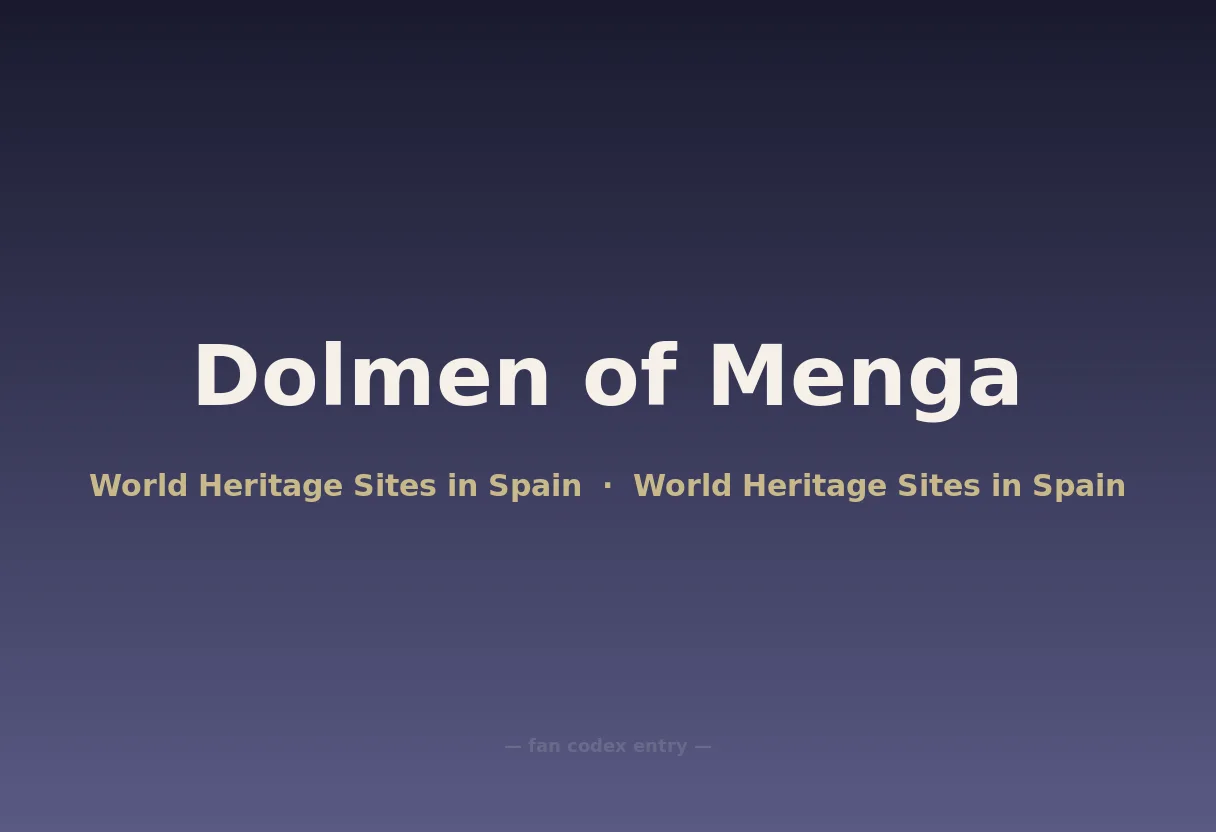 Dolmen of Menga