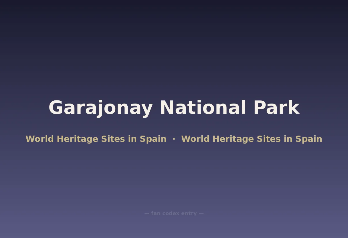 Garajonay National Park