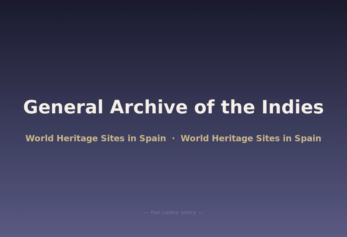 General Archive of the Indies