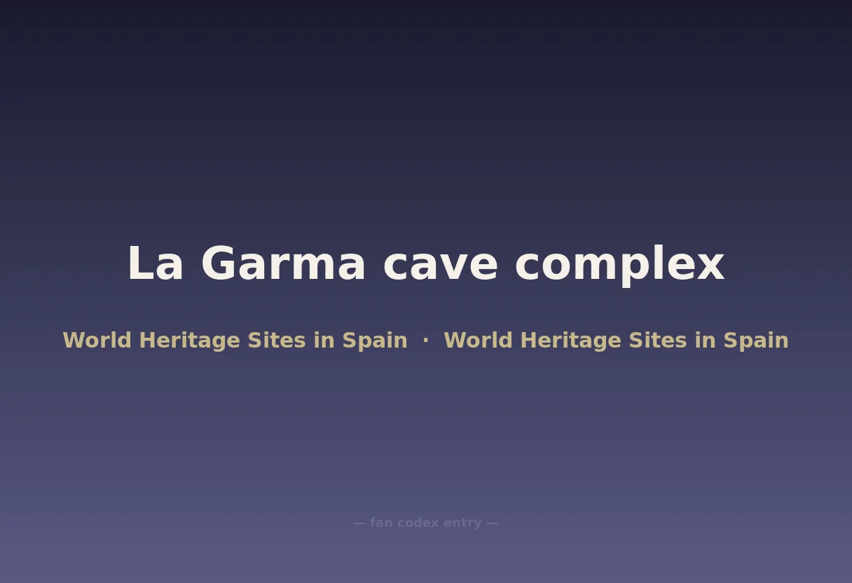 La Garma cave complex