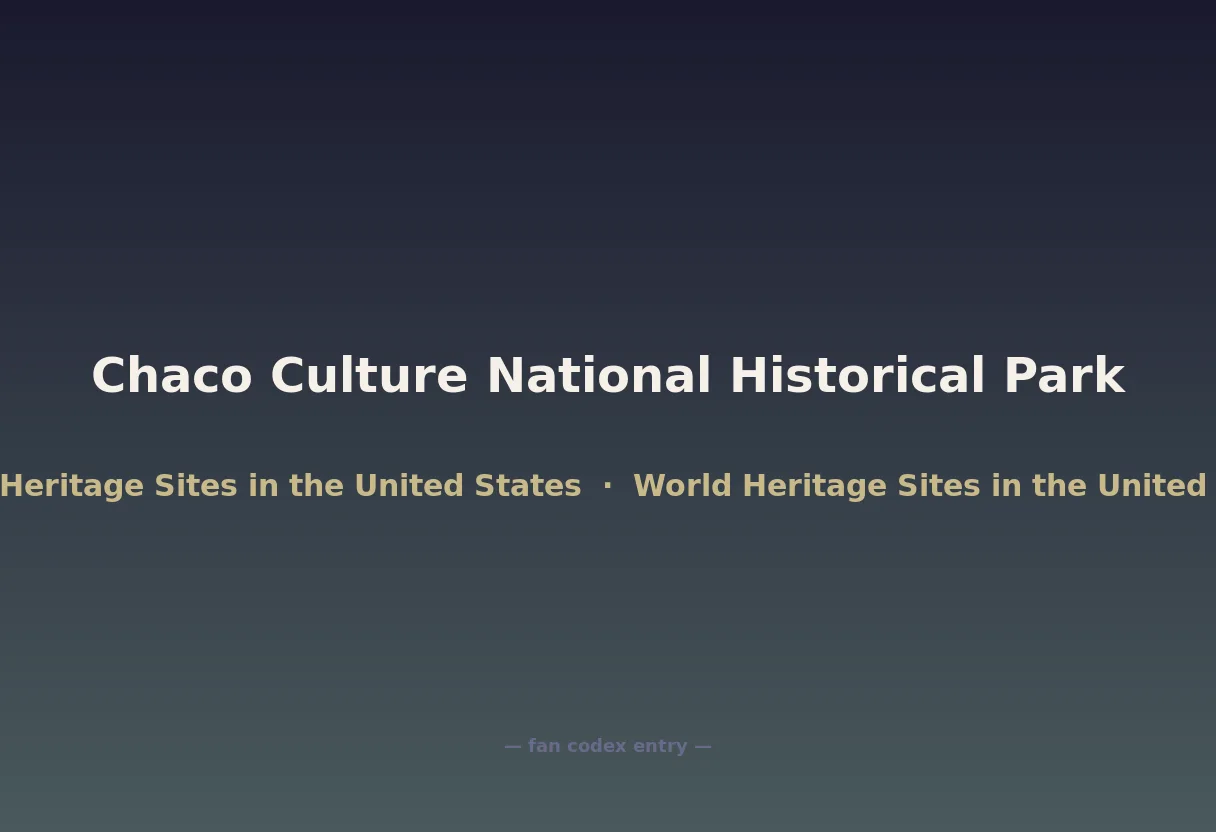 Chaco Culture National Historical Park