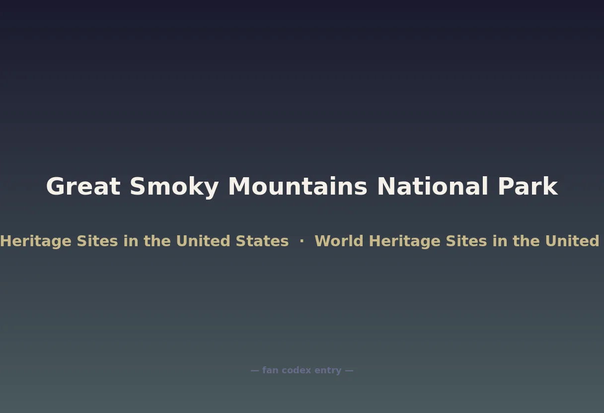 Great Smoky Mountains National Park