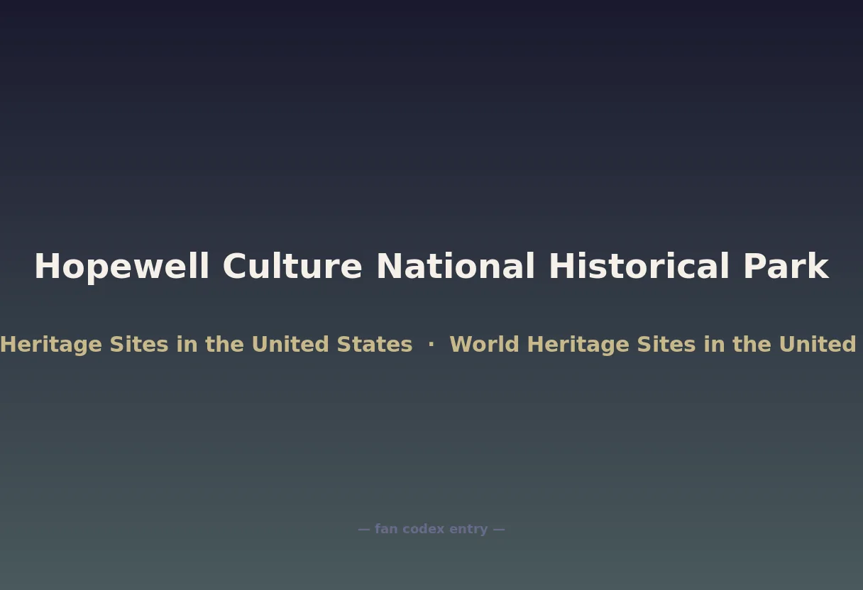 Hopewell Culture National Historical Park