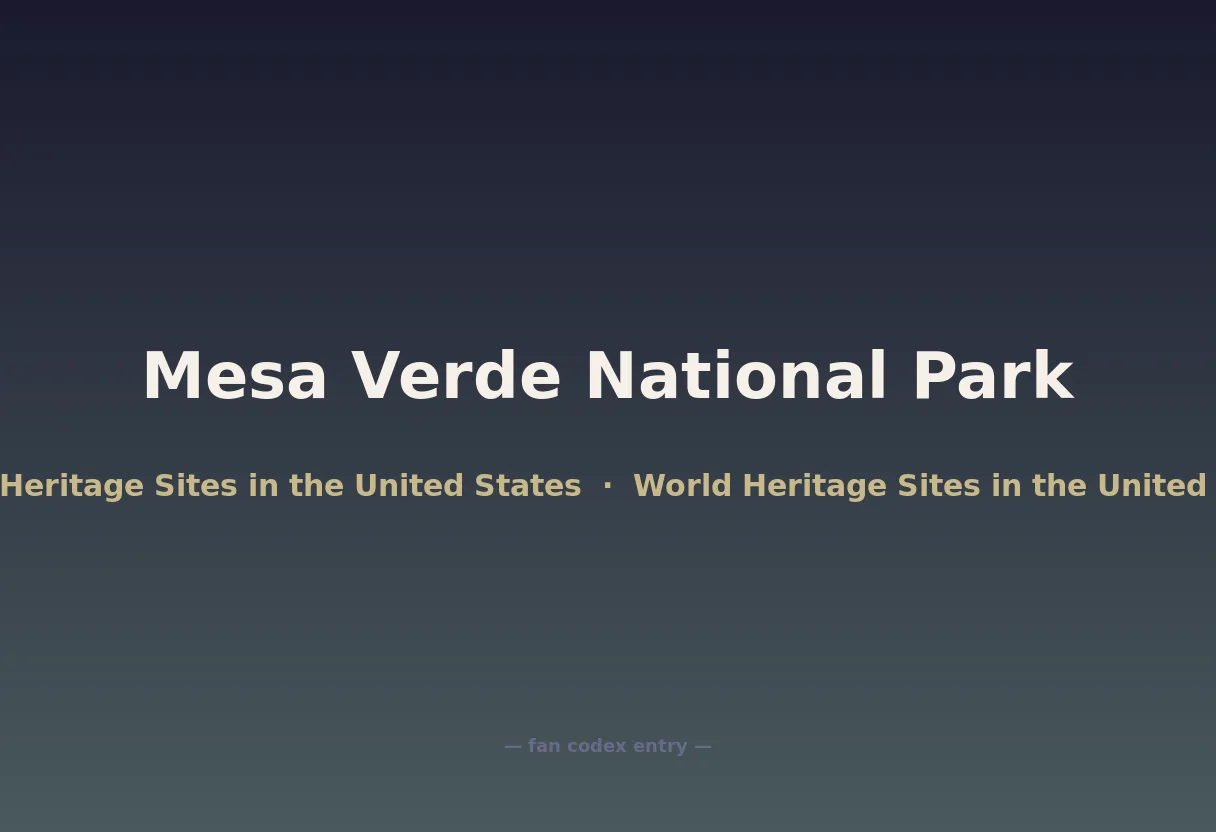 Mesa Verde National Park