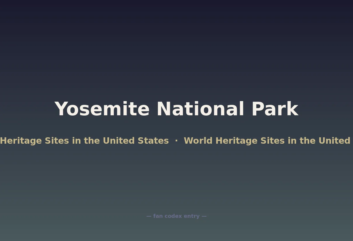 Yosemite National Park