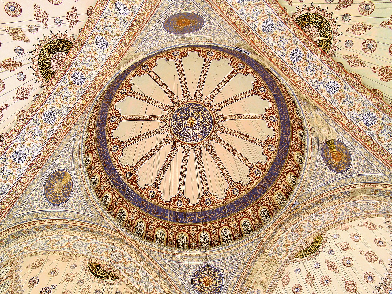 Blue Mosque Ceiling Blue Tiles