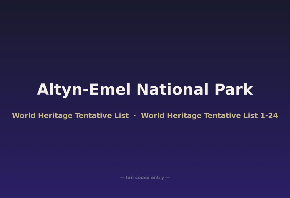Altyn-Emel National Park