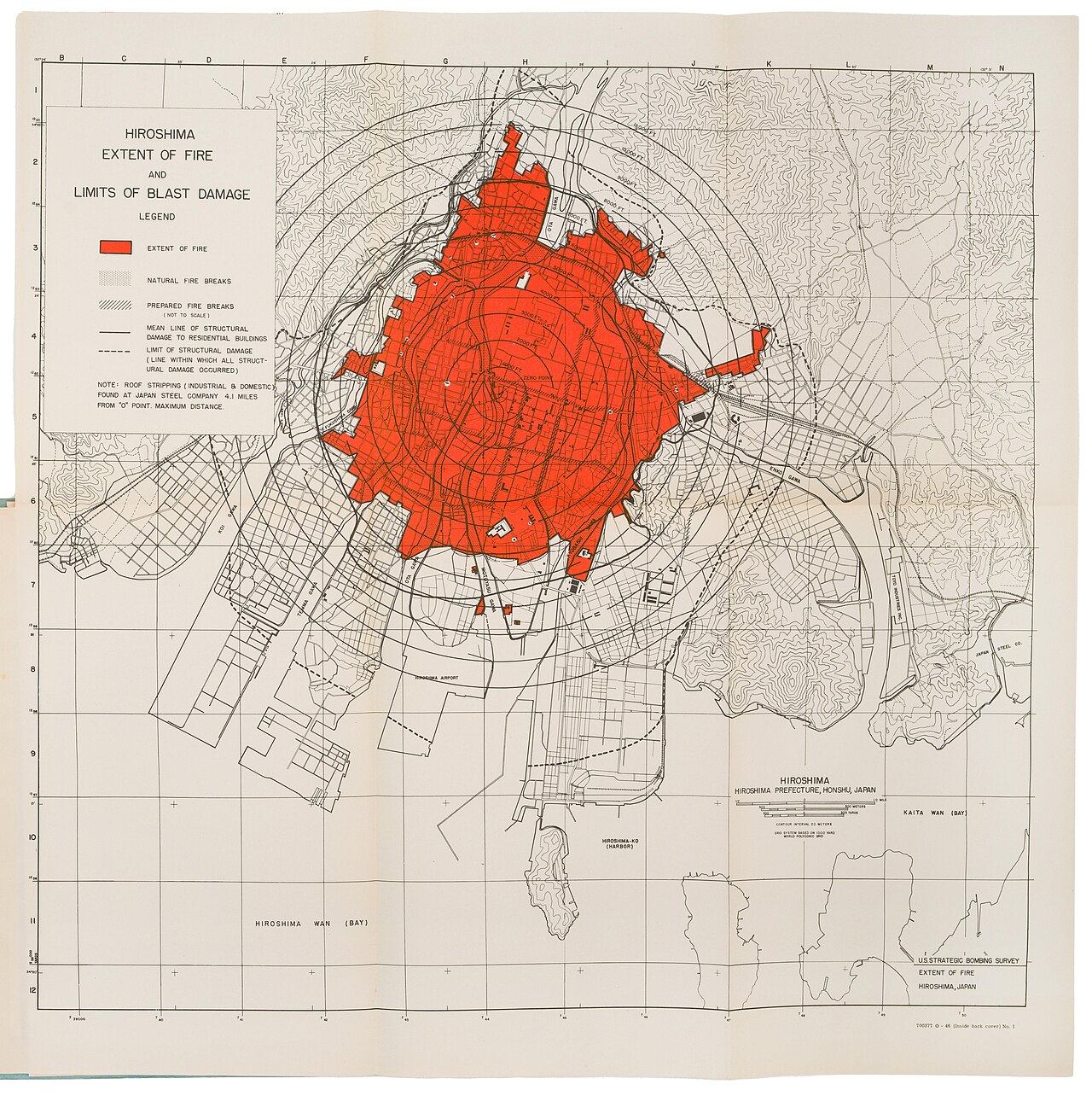 Atomic Bomb Damage on Hiroshima