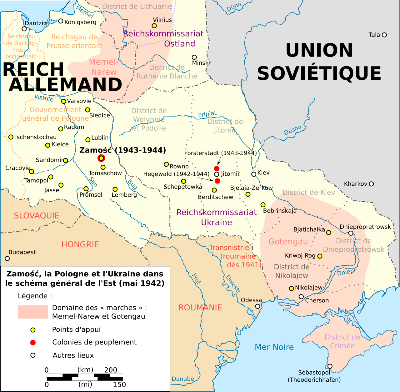 Generalplan Ost-south-Zamosc-fr
