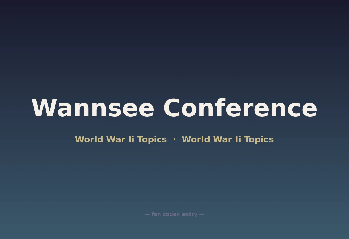 Wannsee Conference