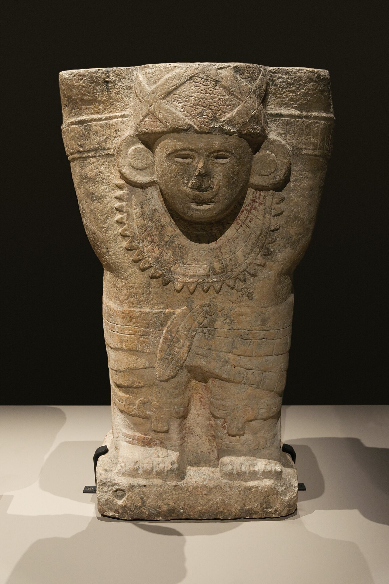 Atlante, Chichen Itza, Yucatan, Mexique