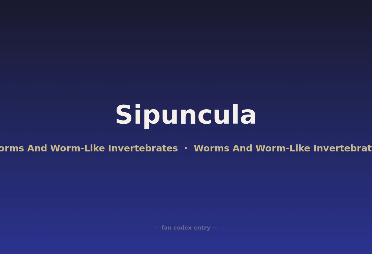 Sipuncula