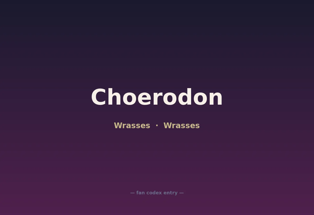 Choerodon
