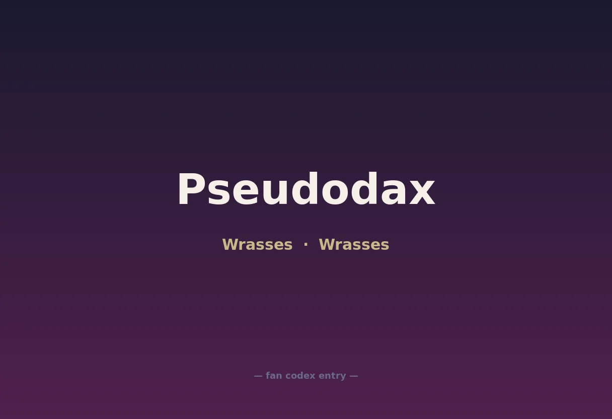 Pseudodax