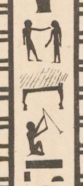 Egyptian hieroglyphs