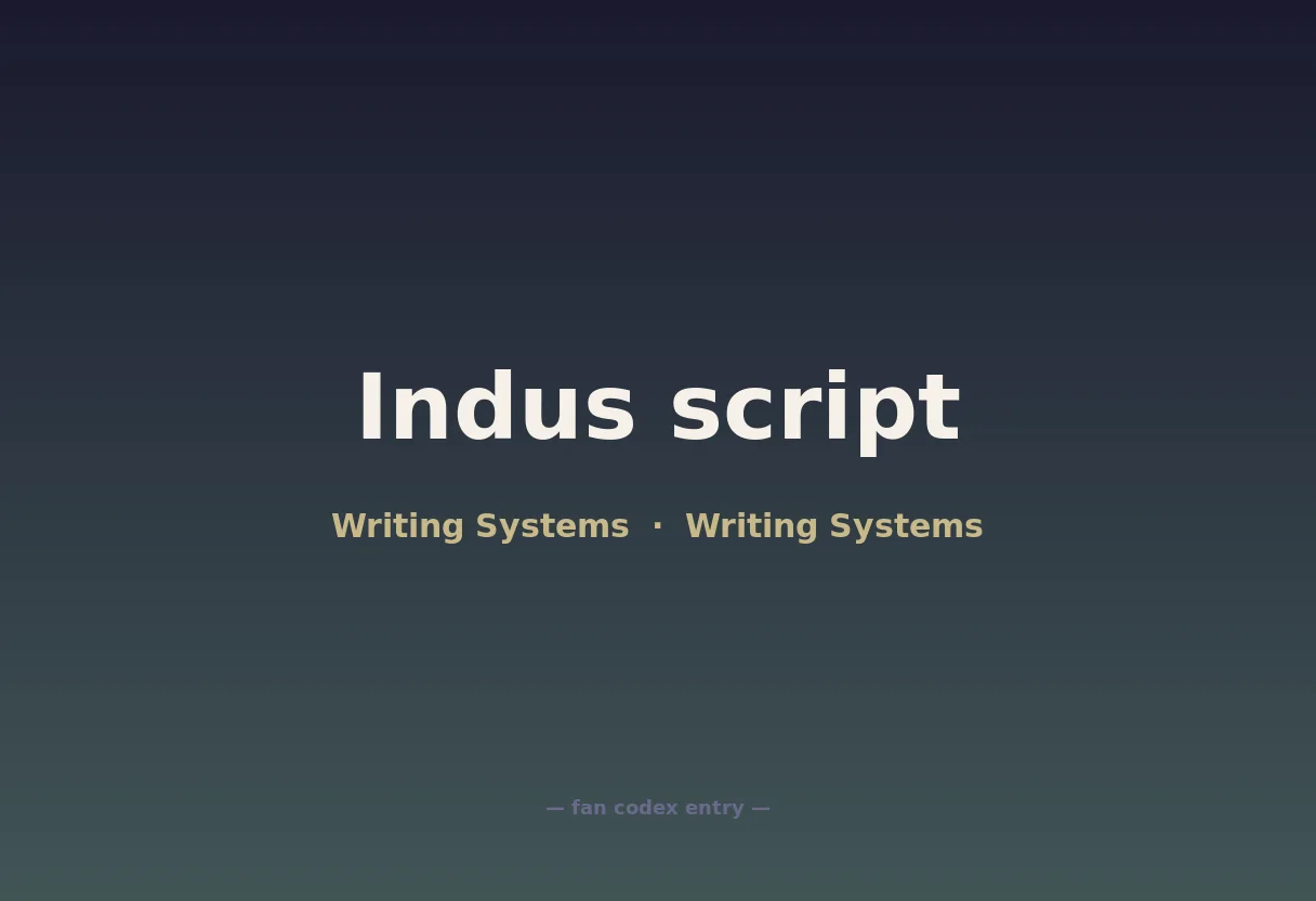 Indus script