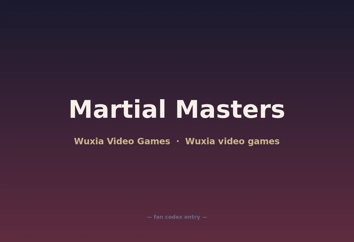 Martial Masters
