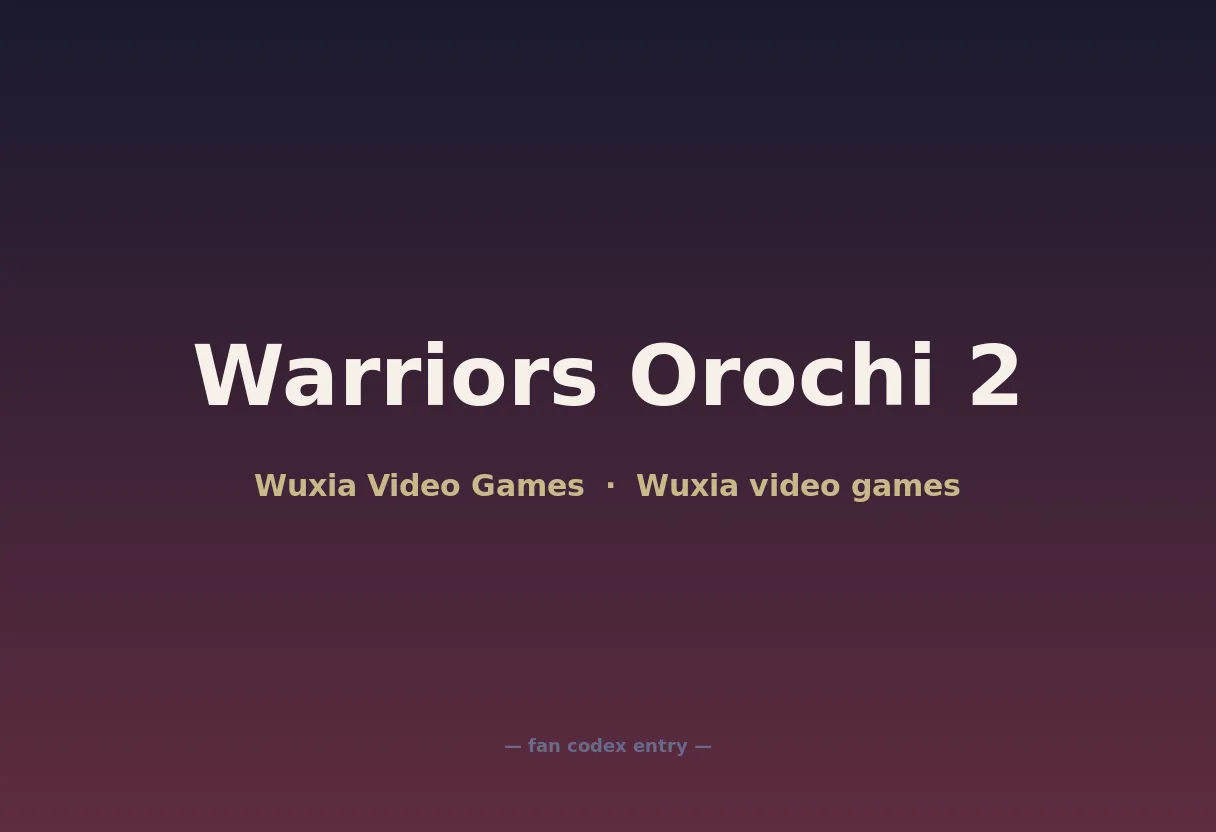Warriors Orochi 2