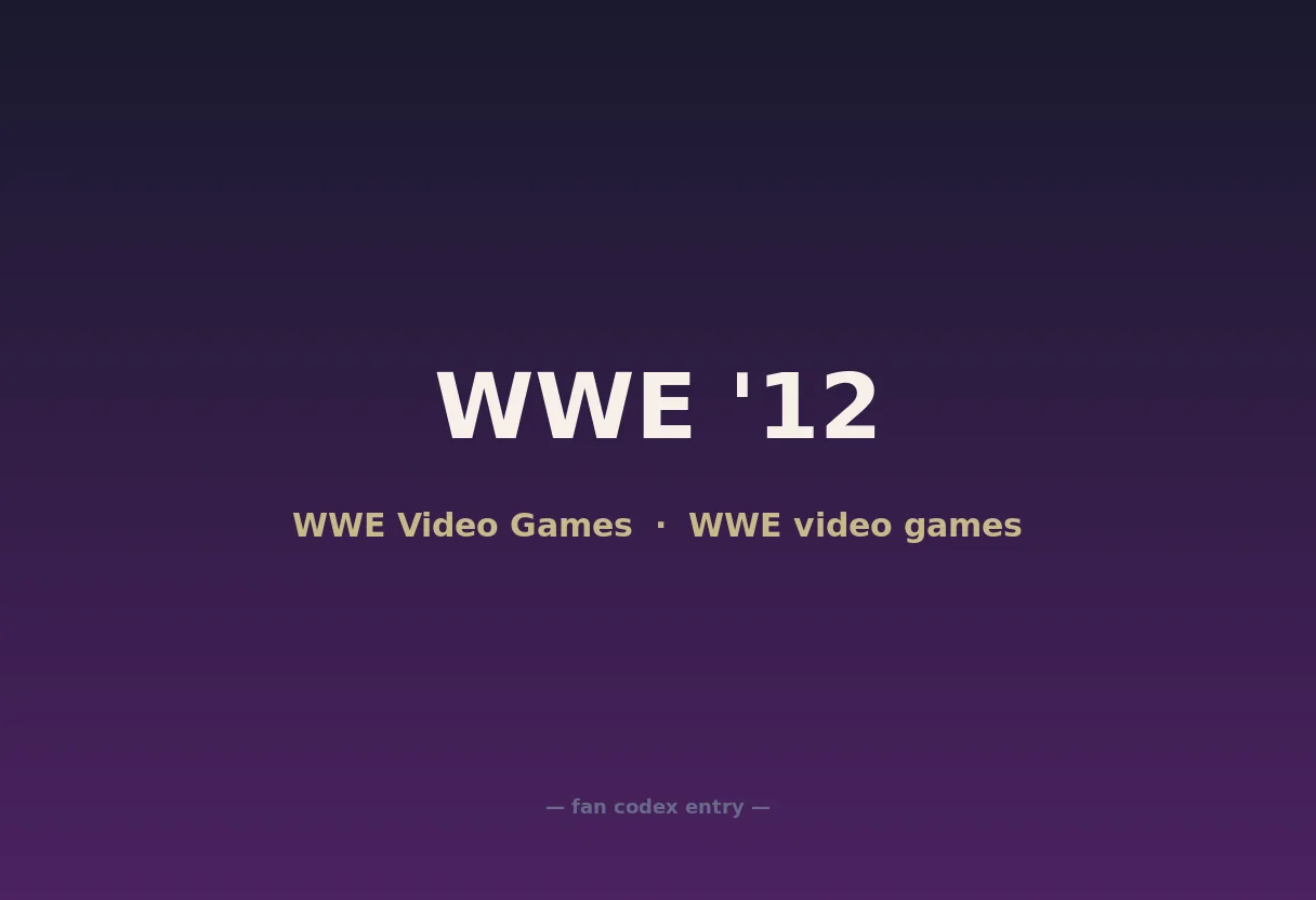 WWE '12