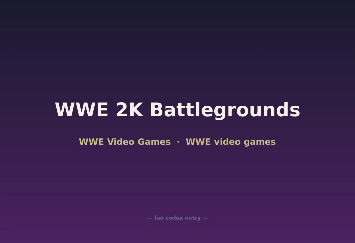 WWE 2K Battlegrounds