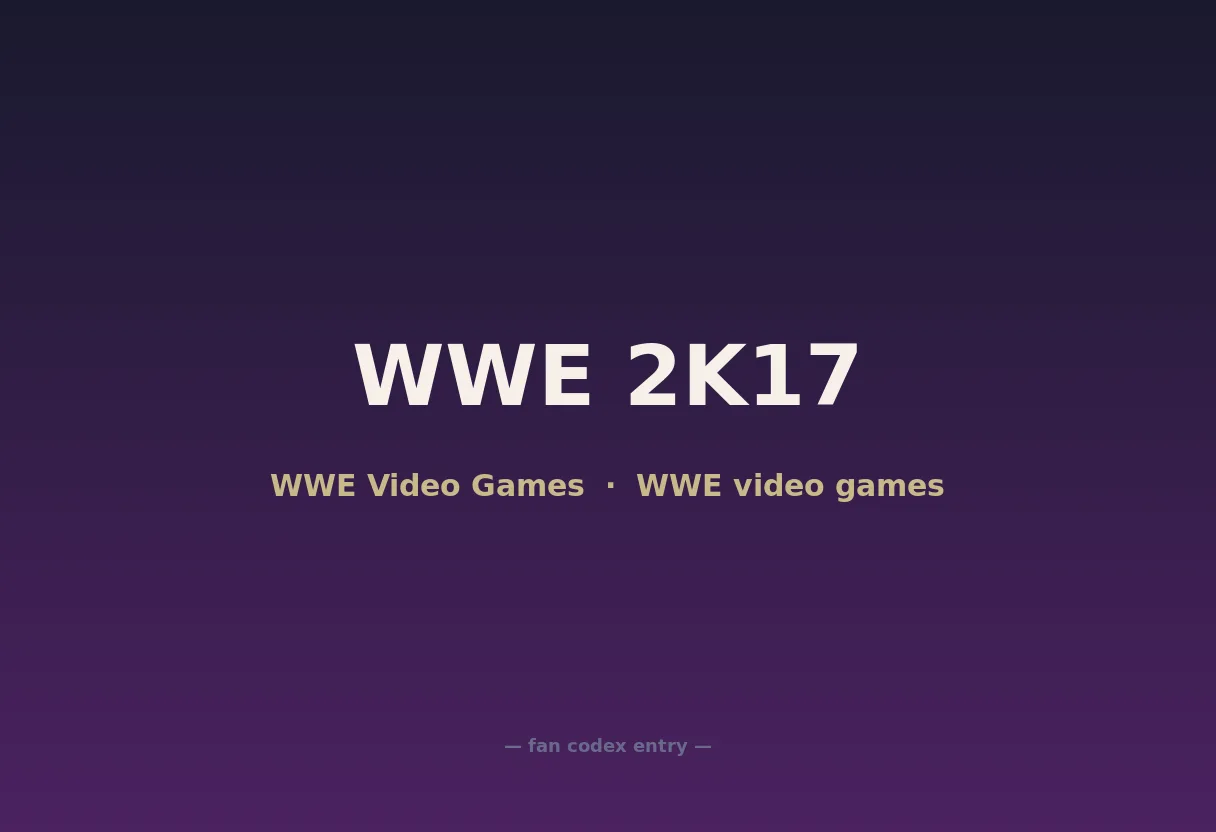 WWE 2K17