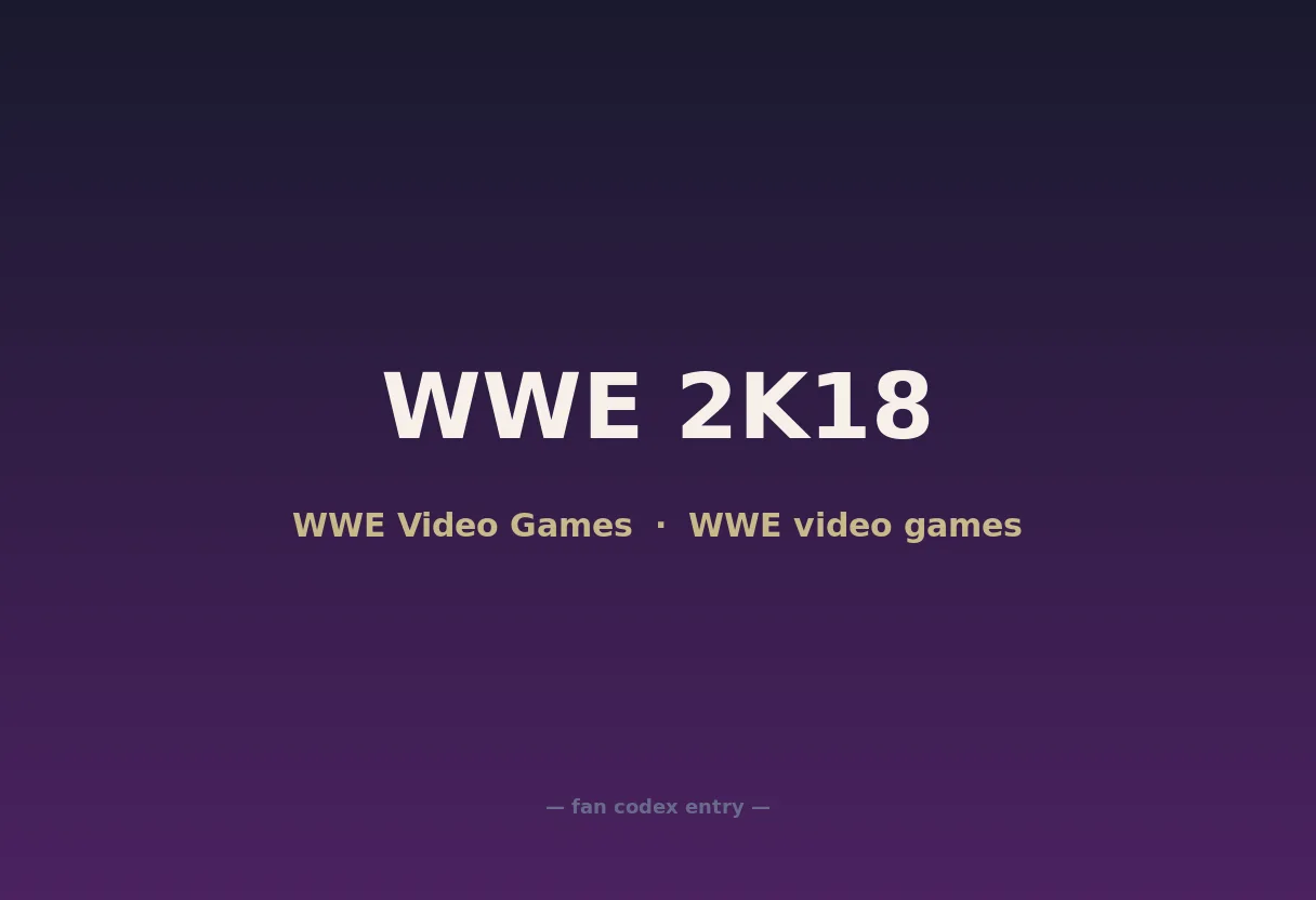 WWE 2K18